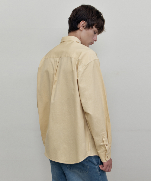 WEDNESDAY OASIS(ウェンズデーオアシス)の「ウィークデイ ポケットシャツ_YELLOW(WB6SH14)(シャツ/ブラウス・メンズ・イエロー・MEDIUM/LARGE)」の4枚目の写真