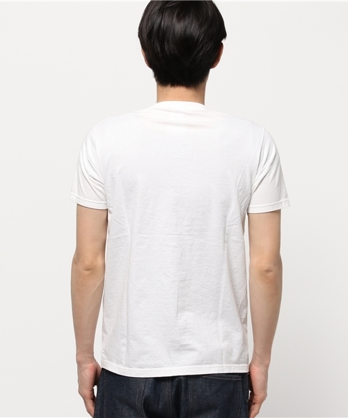 SEVENDAYS=SUNDAY（セブンデイズサンデイ）の「ＷＡＳＨ加工プリントＴシャツ　Ｂ（Tシャツ/カットソー・メンズ・ホワイト/ブラック・SMALL/LARGE/MEDIUM）」の4枚目の写真