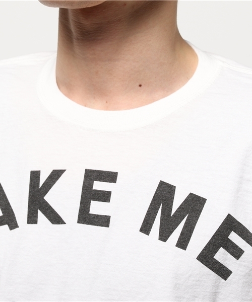 SEVENDAYS=SUNDAY（セブンデイズサンデイ）の「ＷＡＳＨ加工プリントＴシャツ　Ｂ（Tシャツ/カットソー・メンズ・ホワイト/ブラック・SMALL/LARGE/MEDIUM）」の5枚目の写真