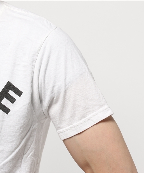 SEVENDAYS=SUNDAY（セブンデイズサンデイ）の「ＷＡＳＨ加工プリントＴシャツ　Ｂ（Tシャツ/カットソー・メンズ・ホワイト/ブラック・SMALL/LARGE/MEDIUM）」の6枚目の写真