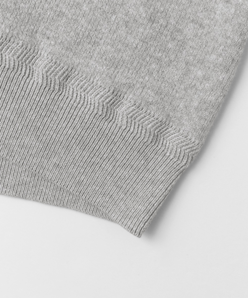 URBAN RESEARCH DOORS MENS（アーバンリサーチ ドアーズ メンズ）の「DOORS 綿ナイロン クルーネックニットTee（Tシャツ/カットソー・メンズ・オフホワイト/グレー系その他/その他1/ネイビー・38/40）」の19枚目の写真