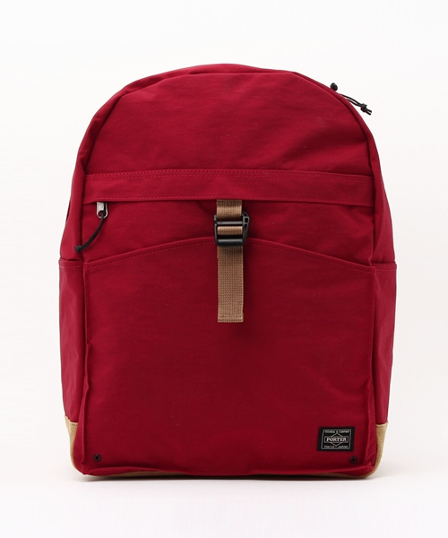 HEAD PORTER（ヘッドポーター）の「JACKSON/DAY PACK (L)（バックパック/リュック・メンズ・ネイビー/レッド/ブラック・FREE）」の2枚目の写真