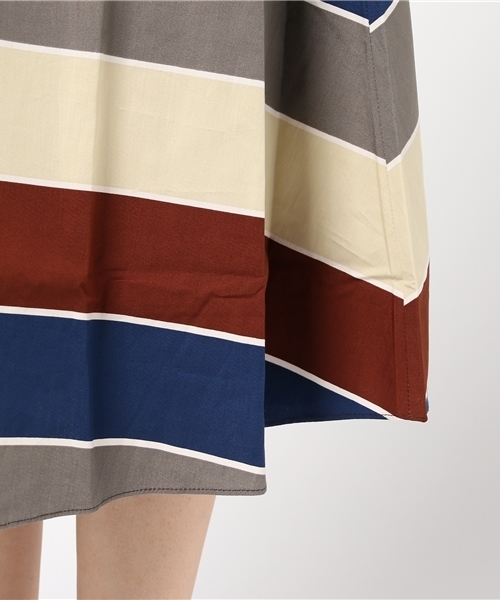 titivate(ティティベイト)の「マルチボーダーフレアスカート(スカート・レディース・ブラック/ブラウン・M/S)」の13枚目の写真