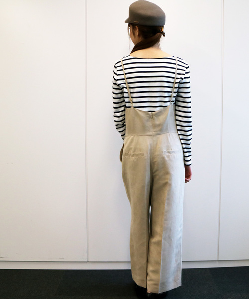 N.（N. Natural Beauty Basic）（エヌエヌナチュラルビューティーベーシック）の「【non-no 1月号掲載】スエードキャミオールインワン（つなぎ/オールインワン・レディース・ブラック/ベージュ/ブラウン・MEDIUM）」の7枚目の写真