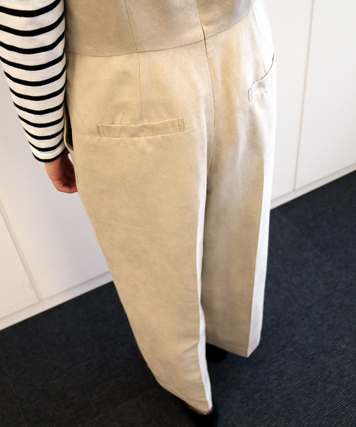 N.（N. Natural Beauty Basic）（エヌエヌナチュラルビューティーベーシック）の「【non-no 1月号掲載】スエードキャミオールインワン（つなぎ/オールインワン・レディース・ブラック/ベージュ/ブラウン・MEDIUM）」の15枚目の写真