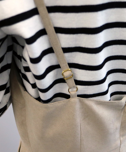 N.（N. Natural Beauty Basic）（エヌエヌナチュラルビューティーベーシック）の「【non-no 1月号掲載】スエードキャミオールインワン（つなぎ/オールインワン・レディース・ブラック/ベージュ/ブラウン・MEDIUM）」の17枚目の写真