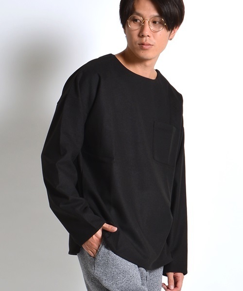 SHIPS JET BLUE（シップスジェットブルー）の「SHIPS JET BLUE: T/W プルオーバーシャツ■（シャツ/ブラウス・メンズ・ブラック/オリーブ/グレー・MEDIUM/LARGE/SMALL）」の2枚目の写真