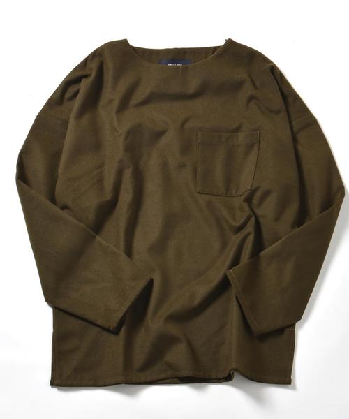 SHIPS JET BLUE（シップスジェットブルー）の「SHIPS JET BLUE: T/W プルオーバーシャツ■（シャツ/ブラウス・メンズ・ブラック/オリーブ/グレー・MEDIUM/LARGE/SMALL）」の5枚目の写真