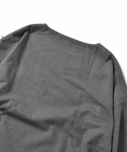 SHIPS JET BLUE（シップスジェットブルー）の「SHIPS JET BLUE: T/W プルオーバーシャツ■（シャツ/ブラウス・メンズ・ブラック/オリーブ/グレー・MEDIUM/LARGE/SMALL）」の9枚目の写真