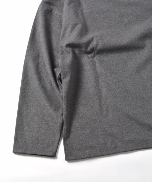 SHIPS JET BLUE（シップスジェットブルー）の「SHIPS JET BLUE: T/W プルオーバーシャツ■（シャツ/ブラウス・メンズ・ブラック/オリーブ/グレー・MEDIUM/LARGE/SMALL）」の10枚目の写真