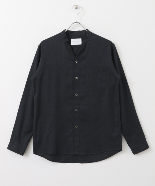URBAN RESEARCH DOORS MENS（アーバンリサーチ ドアーズ メンズ）の「DOORS Cotton Linen Voile Skipper Shirts（シャツ/ブラウス・メンズ・ネイビー/カーキ・38/40）」の10枚目の写真