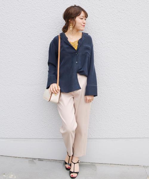 Prefer SHIPS（プリファーシップス）の「Prefer SHIPS: タックコクーンパンツ◇（その他パンツ・レディース・ブラック/オフホワイト/ベージュ・38/36）」の8枚目の写真