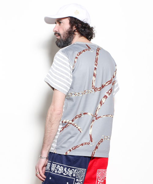 ALDIES（アールディーズ）の「Chain T / チェーンT（Tシャツ/カットソー・メンズ・ネイビー/ブラック/グレー/グレー系その他・X-SMALL/LARGE/SMALL/MEDIUM）」の3枚目の写真