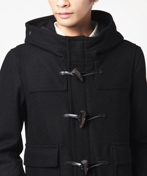 AMERICAN RAG CIE（アメリカンラグシー）の「AMERICANRAGCIE(114-ATS-M112-CO001）（ダッフルコート・メンズ・ブラック/グレー/キャメル・1/2/3）」の10枚目の写真