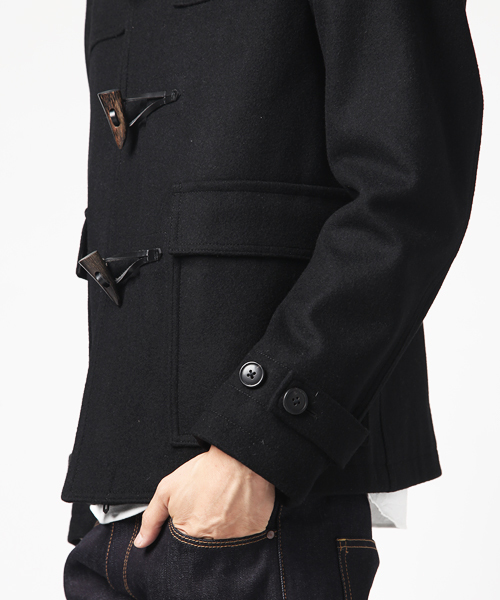 AMERICAN RAG CIE（アメリカンラグシー）の「AMERICANRAGCIE(114-ATS-M112-CO001）（ダッフルコート・メンズ・ブラック/グレー/キャメル・1/2/3）」の11枚目の写真