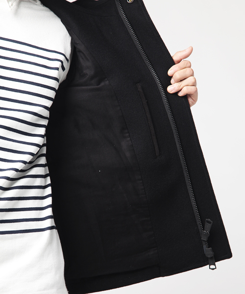 AMERICAN RAG CIE（アメリカンラグシー）の「AMERICANRAGCIE(114-ATS-M112-CO001）（ダッフルコート・メンズ・ブラック/グレー/キャメル・1/2/3）」の13枚目の写真