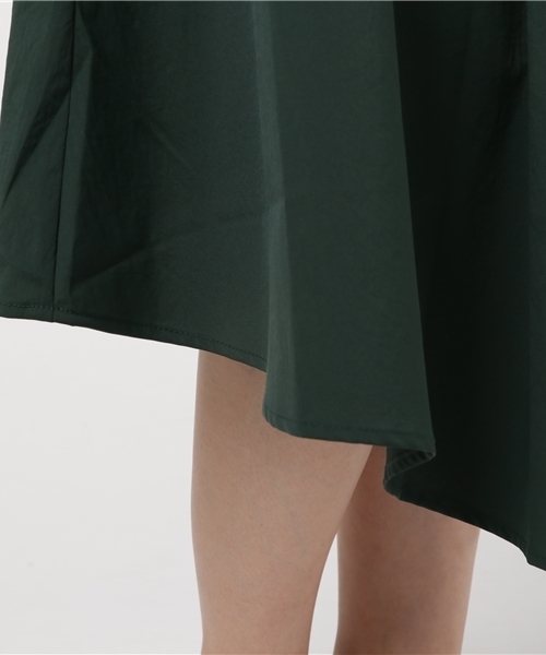 PEGGY LANA（ペギーラナ）の「Asymmetry Flare Skirt（スカート・レディース・ダークグリーン/ブラウン・2/1）」の9枚目の写真
