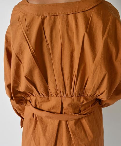 SHIPS for women(シップスフォーウィメン)の「ne Quittez pas:ウエストリボンブラウス◇(シャツ/ブラウス・レディース・ベージュ系その他/キャメル・ONE SIZE)」の10枚目の写真