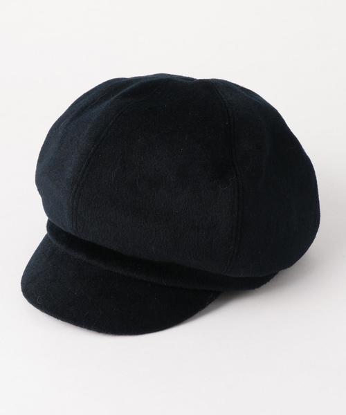 green label relaxing（グリーンレーベルリラクシング）の「CB キモウキャスケット ◆（キャスケット・レディース・ブラック/ライトグレー/ネイビー・FREE）」の4枚目の写真