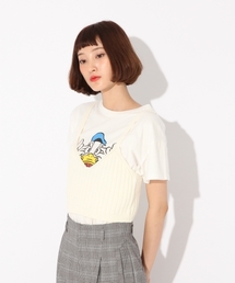 LOWRYS FARM | ５Ｇリブニットキャミ　767133(キャミソール)