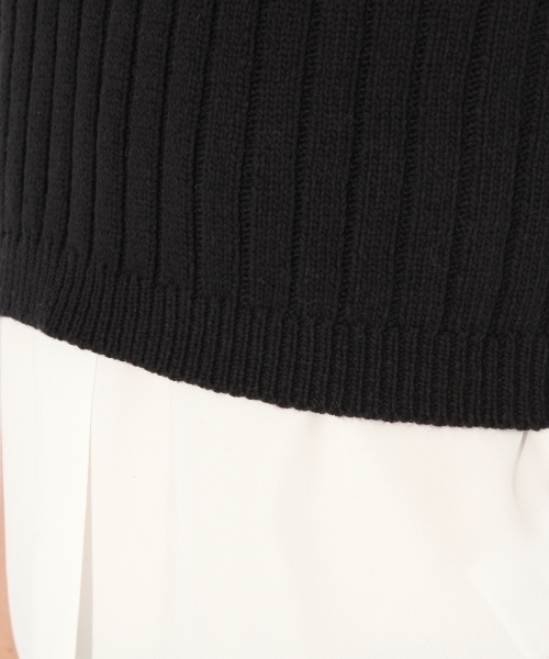 LOWRYS FARM（ローリーズファーム）の「５Ｇリブニットキャミ　767133（キャミソール・レディース・オフホワイト/ブラウン/ブラック・FREE）」の9枚目の写真