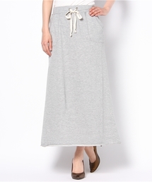 DISCOAT | ﾗﾒ裏毛ﾛﾝｸﾞｽｶｰﾄ(スカート)