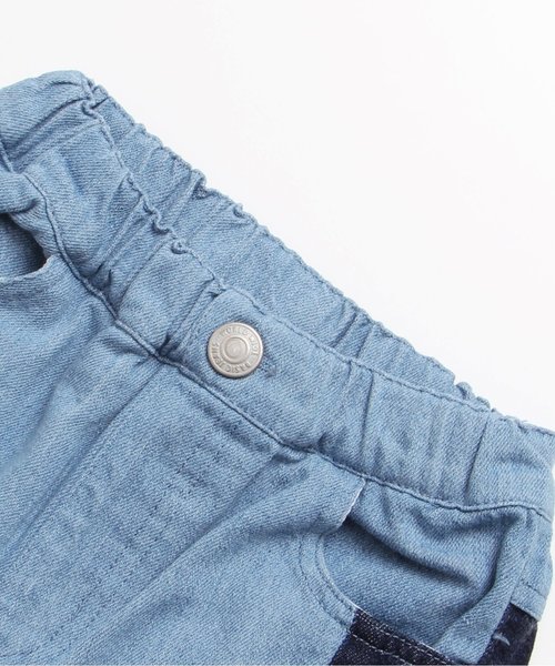 apres les cours（アプレレクール）の「リメイクデニムパンツ 9分丈（デニムパンツ・キッズ・ブラック/ブルー・110/140/130/100/120/90）」の5枚目の写真