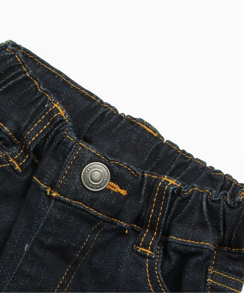 BREEZE（ブリーズ）の「もっとスキニーデニム 10分丈（デニムパンツ・キッズ・ネイビー/インディゴブルー・110/130/100/120/140/80/90/95）」の11枚目の写真