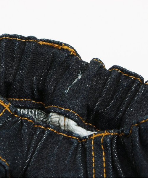 BREEZE（ブリーズ）の「もっとスキニーデニム 10分丈（デニムパンツ・キッズ・ネイビー/インディゴブルー・110/130/100/120/140/80/90/95）」の6枚目の写真