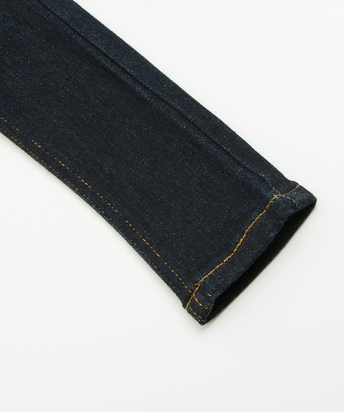 BREEZE（ブリーズ）の「もっとスキニーデニム 10分丈（デニムパンツ・キッズ・ネイビー/インディゴブルー・110/130/100/120/140/80/90/95）」の3枚目の写真