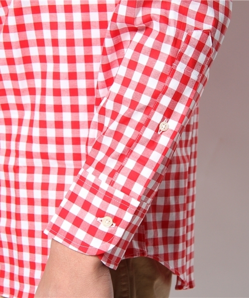 未使用 INDIVIDUALIZED SHIRTS BIG GINGHAM INDIVIDUALIZED SHIRTS インディビジュアライズドシャツ BIG
