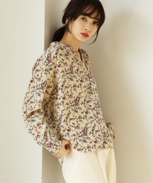 A part by | デシンガラスキッパーブラウス 779053(シャツ/ブラウス)