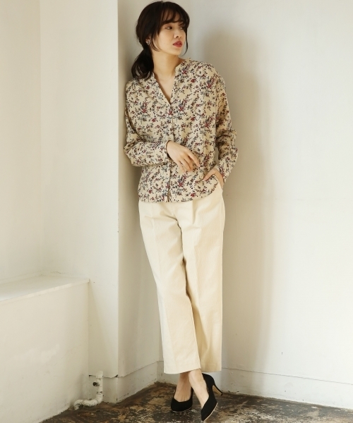 A part by（アパートバイ）の「デシンガラスキッパーブラウス 779053（シャツ/ブラウス・レディース・ホワイト/ホワイト系その他/ブラック/ブラック系その他・FREE）」の5枚目の写真