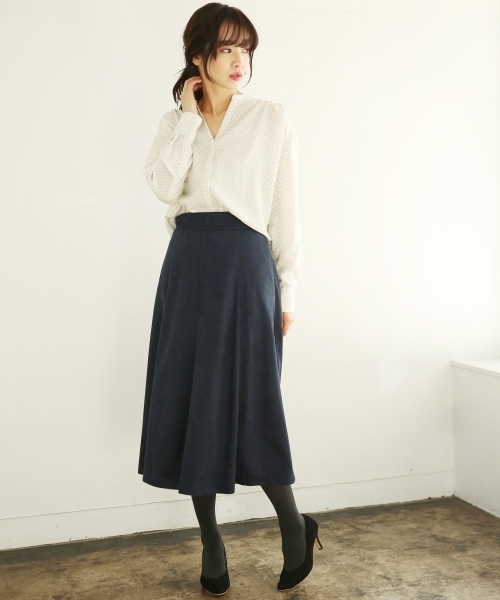 A part by（アパートバイ）の「デシンガラスキッパーブラウス 779053（シャツ/ブラウス・レディース・ホワイト/ホワイト系その他/ブラック/ブラック系その他・FREE）」の8枚目の写真