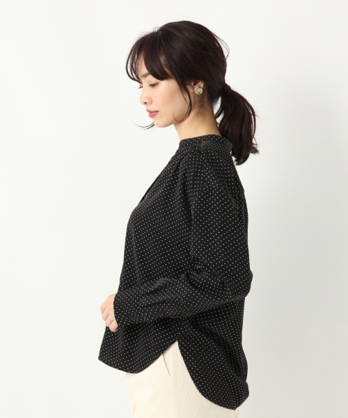 A part by（アパートバイ）の「デシンガラスキッパーブラウス 779053（シャツ/ブラウス・レディース・ホワイト/ホワイト系その他/ブラック/ブラック系その他・FREE）」の9枚目の写真