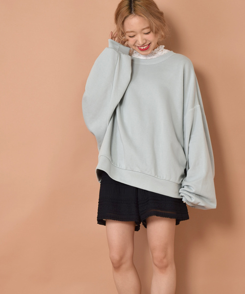 w closet(ダブルクローゼット)の「フリルレースショートパンツ(その他パンツ・レディース・オフホワイト/キナリ/ブラック・FREE)」の4枚目の写真