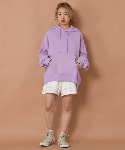 w closet(ダブルクローゼット)の「フリルレースショートパンツ(その他パンツ・レディース・オフホワイト/キナリ/ブラック・FREE)」の6枚目の写真