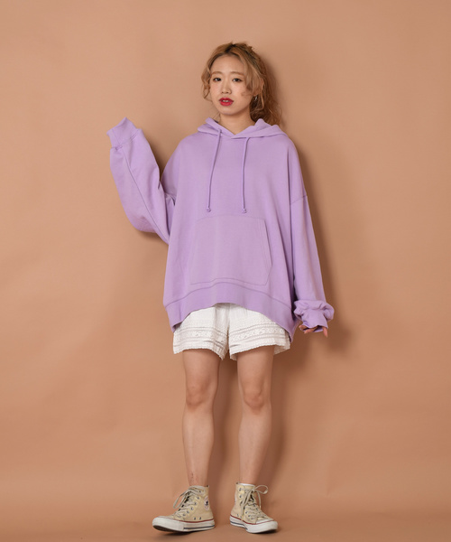 w closet(ダブルクローゼット)の「フリルレースショートパンツ(その他パンツ・レディース・オフホワイト/キナリ/ブラック・FREE)」の17枚目の写真