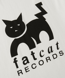 WHITE LINE ホワイト ライン fatcat records ポロシャツ WHITE LINE ホワイト ライン fatcat records ポロシャツ