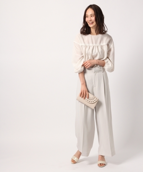 GLOBAL WORK(グローバルワーク)の「【DRESS】2WAYカタレースブラウス/778930(シャツ/ブラウス・レディース・ライトピンク/ホワイト/ベージュ・LARGE/MEDIUM)」の5枚目の写真