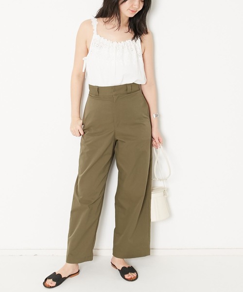 AMERICAN RAG CIE（アメリカンラグシー）の「AMERICAN RAG CIE ツイルチノパンツ（その他パンツ・レディース・ベージュ/カーキ・0/1）」の3枚目の写真