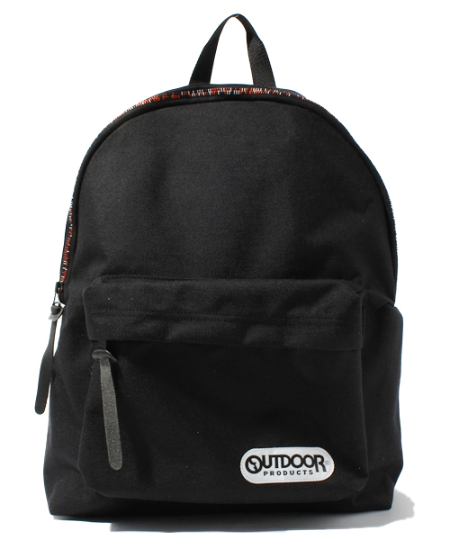 rehacer(レアセル)の「rehacer :OUTDOOR PRODUCTS riri zip daypack(バックパック/リュック・メンズ・ブラック/グリーン系カモフラージュ・FREE)」の2枚目の写真