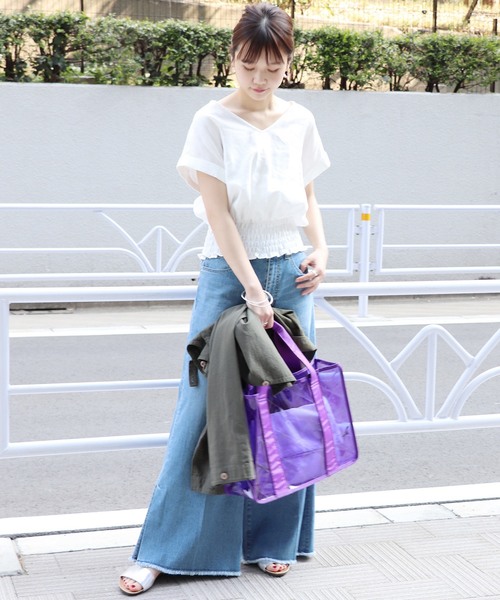 JOURNAL STANDARD(ジャーナルスタンダード)の「《WEB限定》JS+e40リネンブラウス◆(シャツ/ブラウス・レディース・ホワイト/ブラック/パープル/オレンジ系その他・FREE)」の9枚目の写真