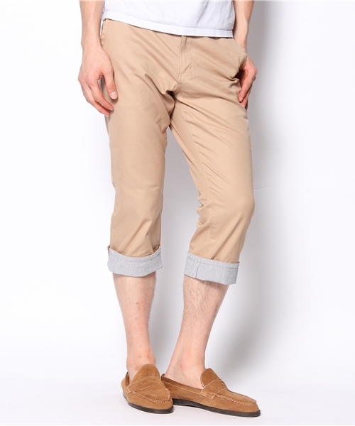 MK MICHEL KLEIN HOMME (エムケーミッシェルクランオム)の「チノショートパンツ(チノパンツ・メンズ・マスタード/キャメル/ベージュ系その他/ネイビー/ベージュ・MEDIUM/SMALL/LARGE/X-LARGE)」の2枚目の写真