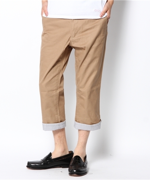 MK MICHEL KLEIN HOMME (エムケーミッシェルクランオム)の「チノショートパンツ(チノパンツ・メンズ・マスタード/キャメル/ベージュ系その他/ネイビー/ベージュ・MEDIUM/SMALL/LARGE/X-LARGE)」の3枚目の写真