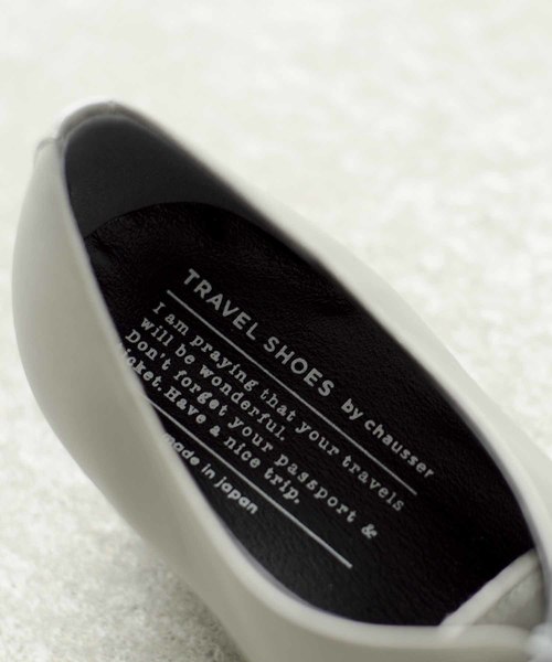 chausser(ショセ)の「「TRAVELSHOESbychausser」レザーレースアップウエッジソールシューズ(レインシューズ・レディース・ブラック/グレー・37/38/39/36/40)」の12枚目の写真
