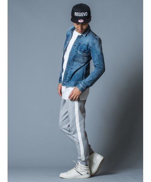 REGIEVO（レジエボ）の「【REGIEVO】大人の男のためのちょっといいジョガーパンツ（スウェットパンツ・メンズ・チャコールグレー/ライトグレー/ブラック・SMALL/MEDIUM/LARGE/X-LARGE）」の5枚目の写真