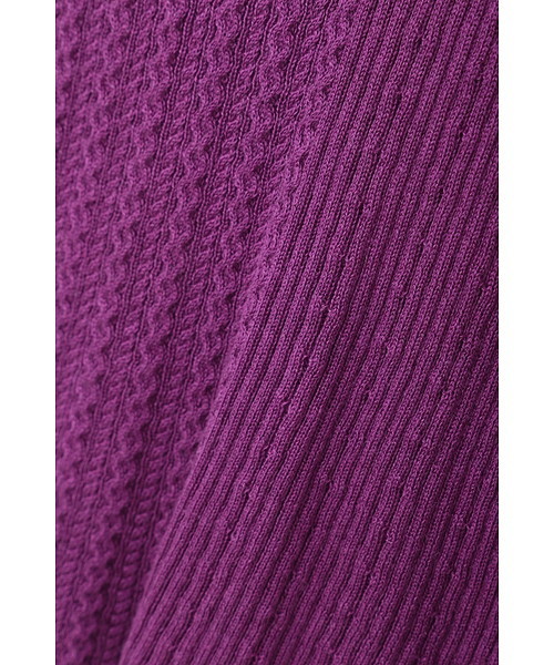 JILL STUART（ジルスチュアート）の「ベルリブニット（ニット/セーター・レディース・ホワイト/パープル/ブルー/ネイビー・FREE）」の13枚目の写真