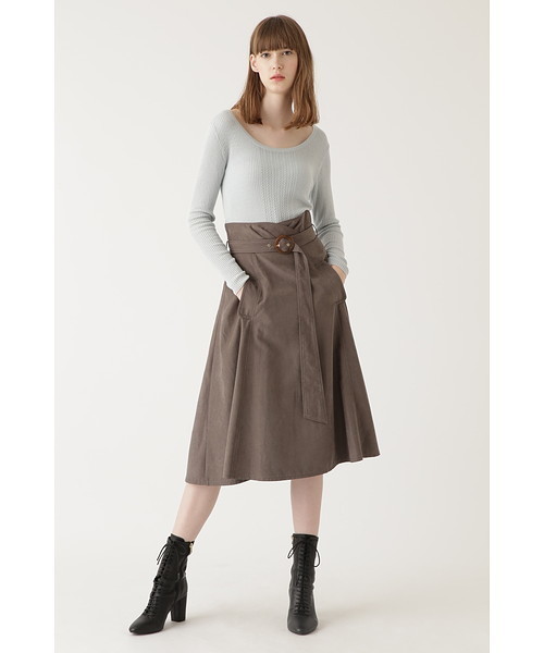 JILL STUART（ジルスチュアート）の「ベルリブニット（ニット/セーター・レディース・ホワイト/パープル/ブルー/ネイビー・FREE）」の17枚目の写真