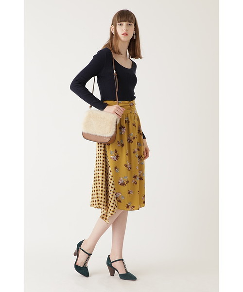 JILL STUART（ジルスチュアート）の「ベルリブニット（ニット/セーター・レディース・ホワイト/パープル/ブルー/ネイビー・FREE）」の18枚目の写真